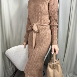 Šilta suknelė su kakliuku - Image 6