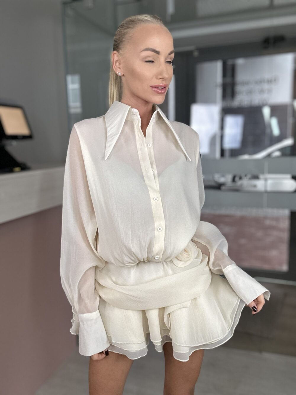 Suknelė su rože - Image 6