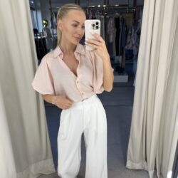 Baltos klasikinės kelnės - Image 2