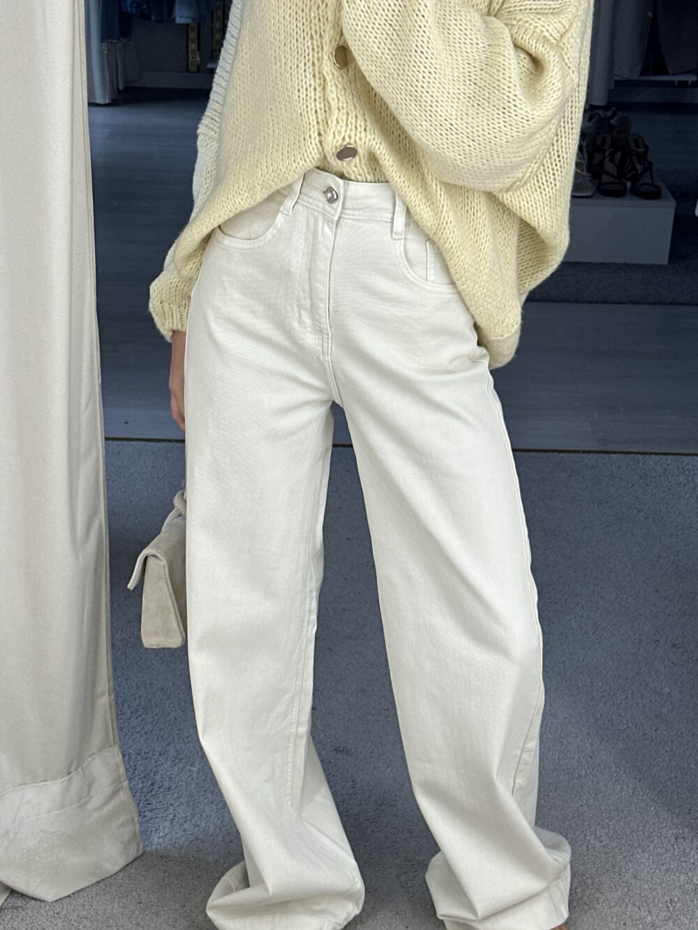 Džinsai WIDE CREAM - Image 6