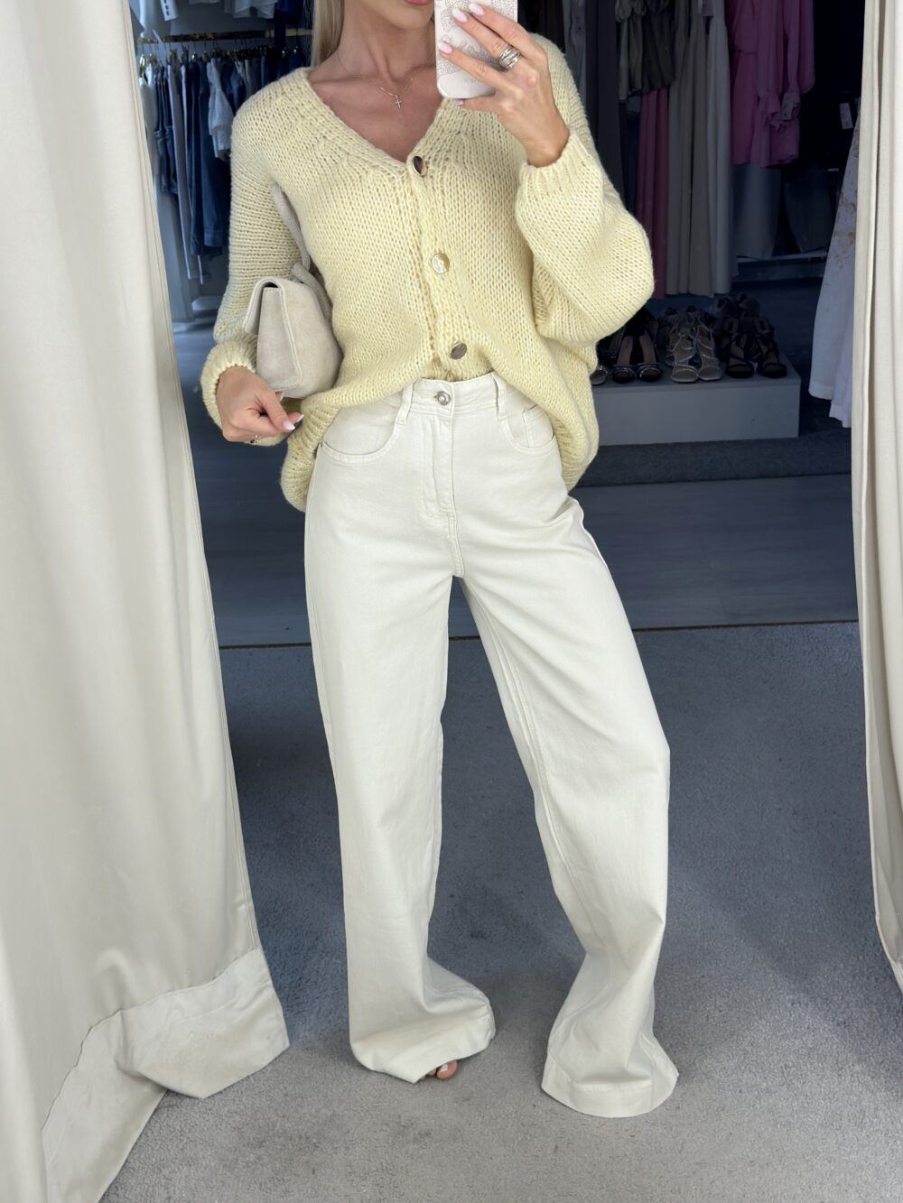 Džinsai WIDE CREAM - Image 4