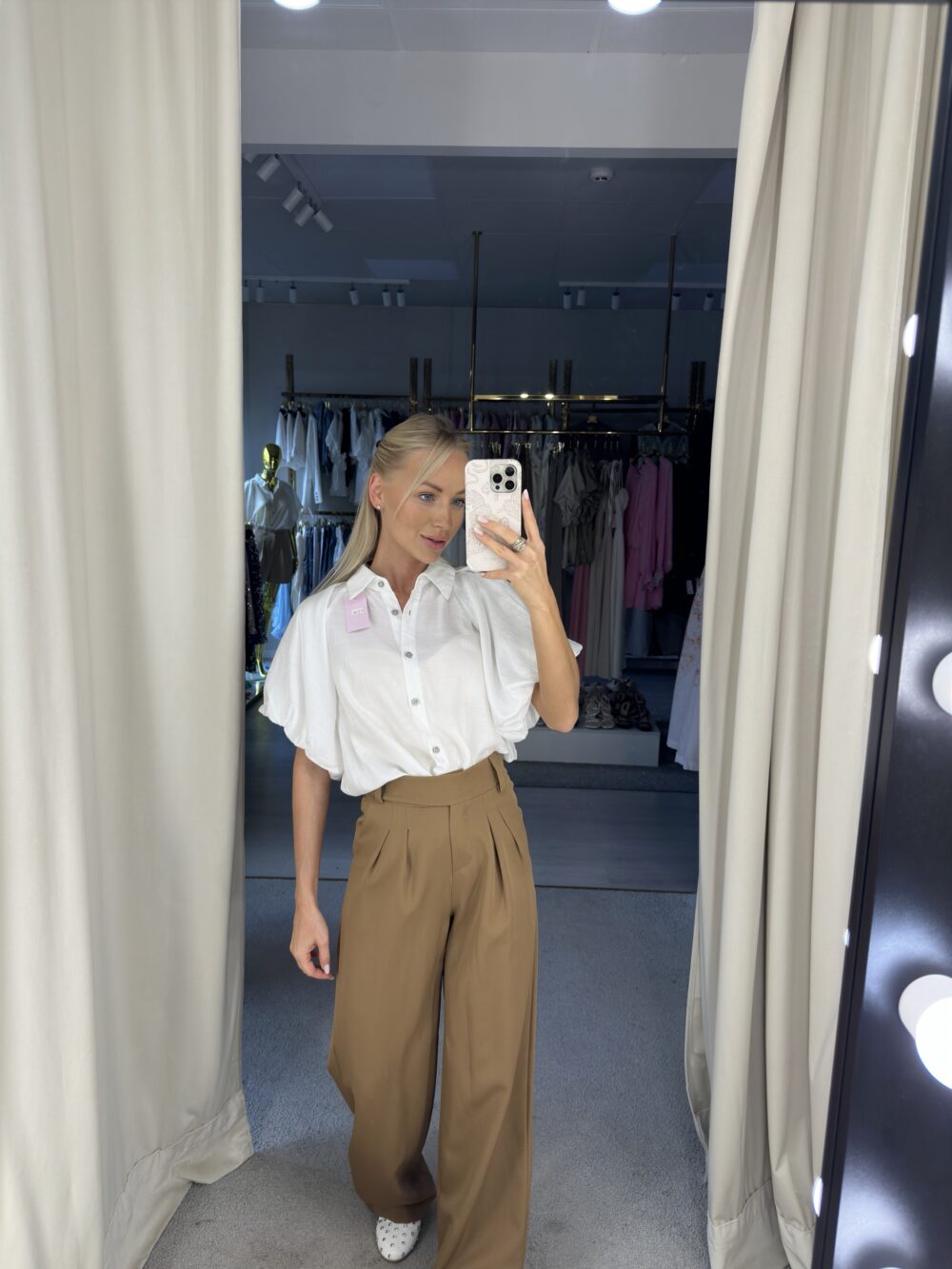 Kostiuminės kelnės BROWN - Image 3