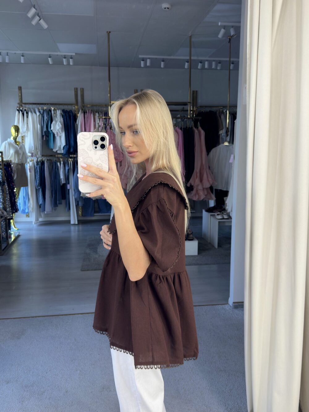 Lininė elegantiška palaidinė - Image 8