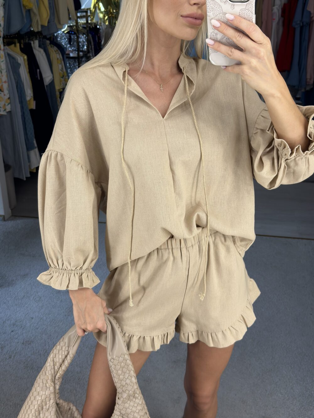 30% lino kostiumėlis WOVEN - Image 5