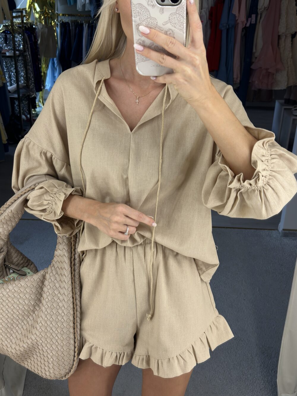 30% lino kostiumėlis WOVEN