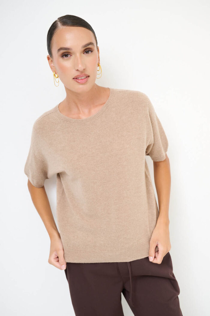 Megztinis su kašmyru short-sleeved