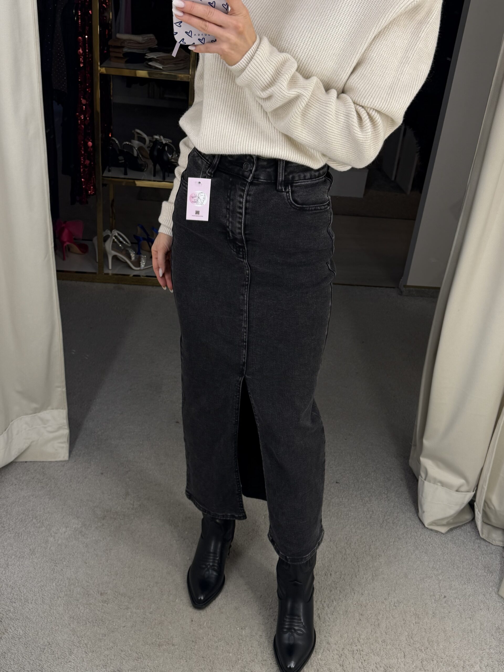 Džinsinis sijonas  SPLIT