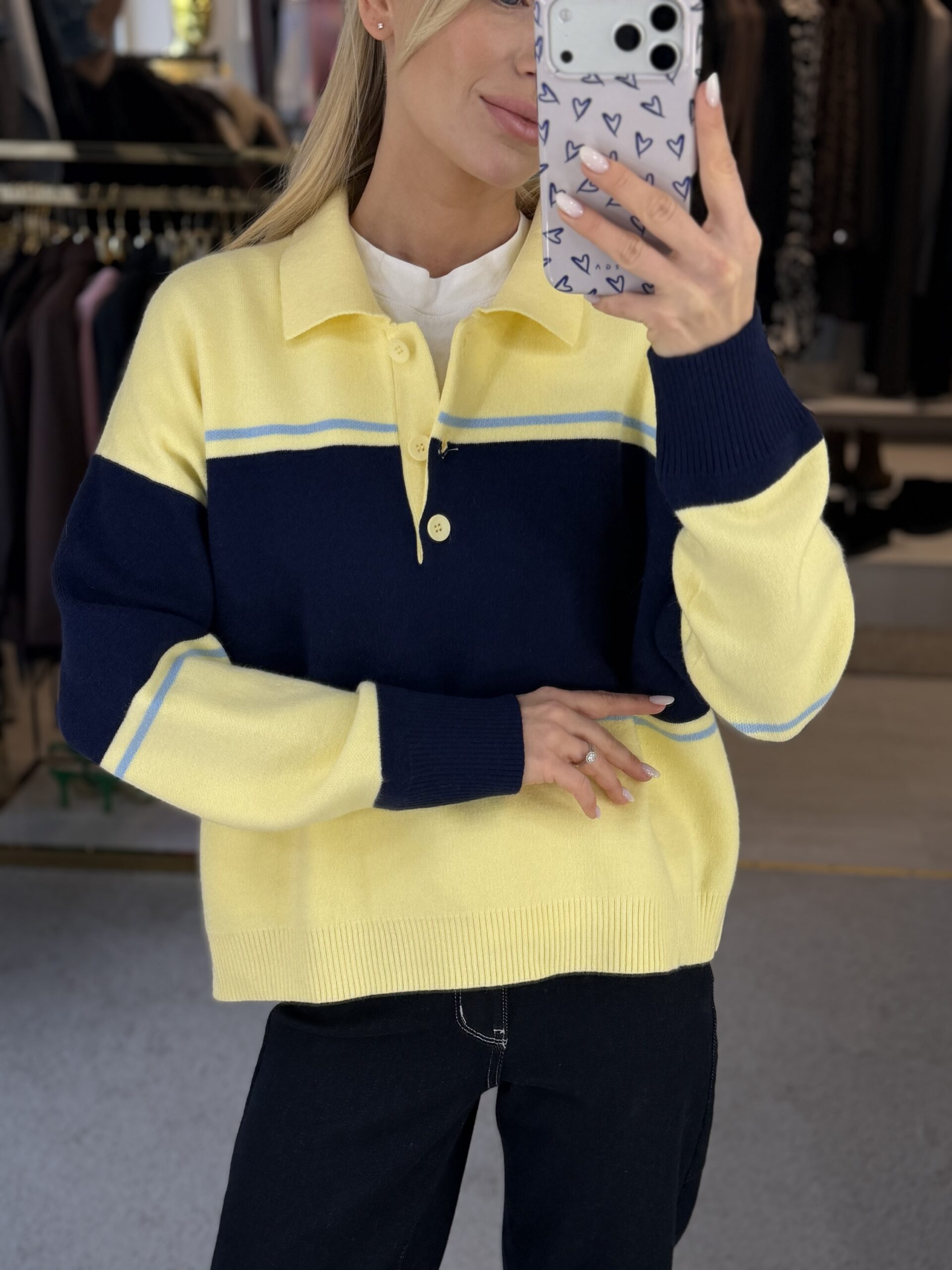 Polo megztinis COLORFUL