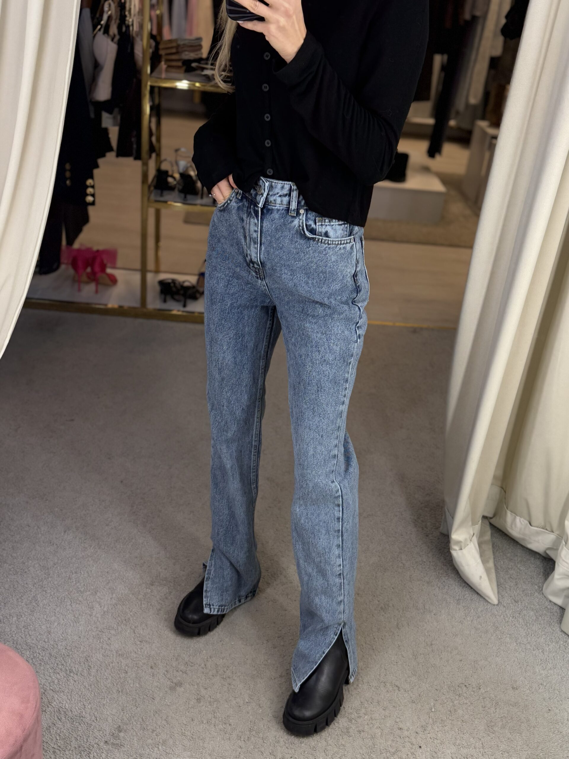 Džinsai SPLIT-ENDED