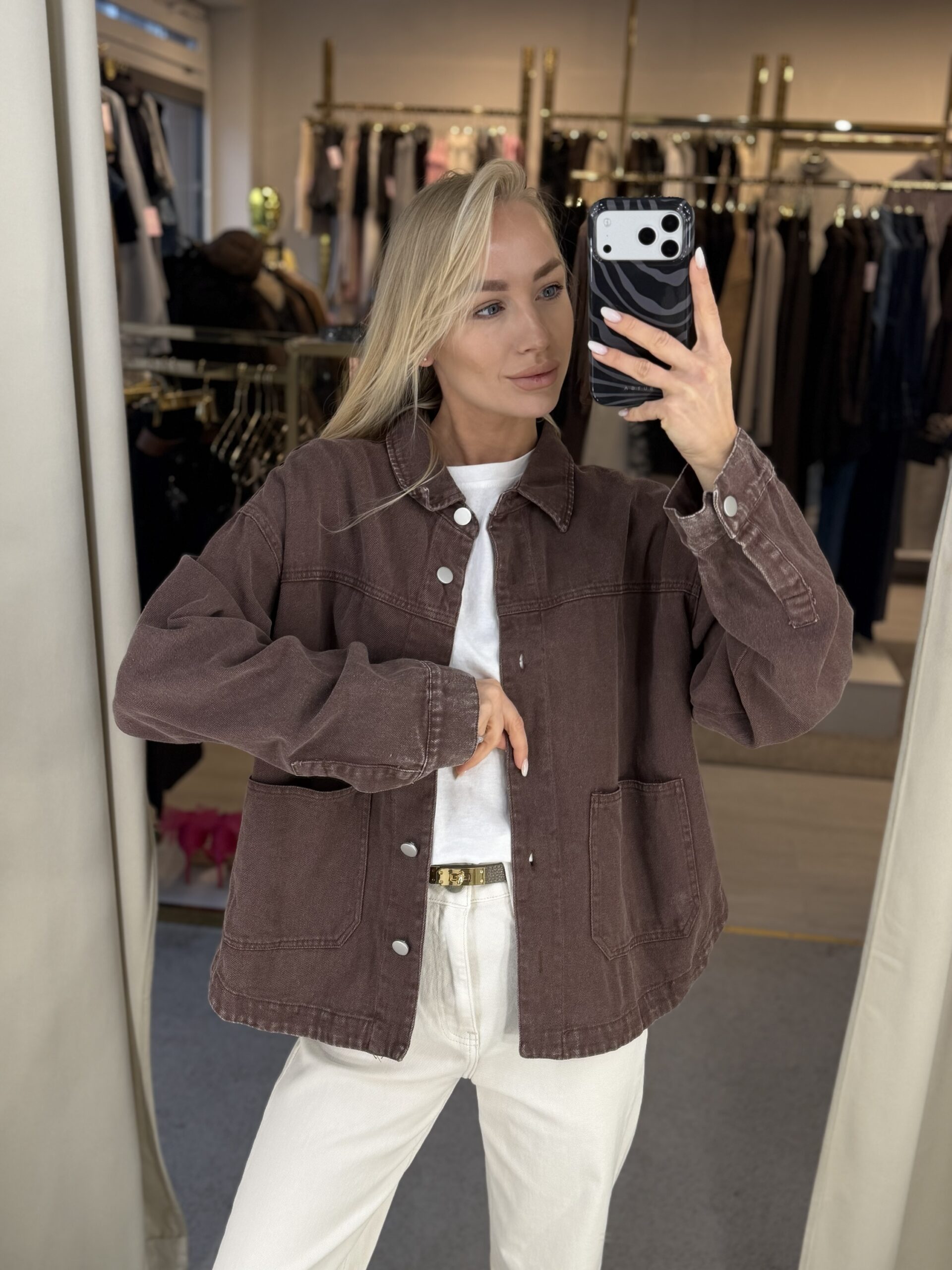 Džinsinis švarkas/marškiniai