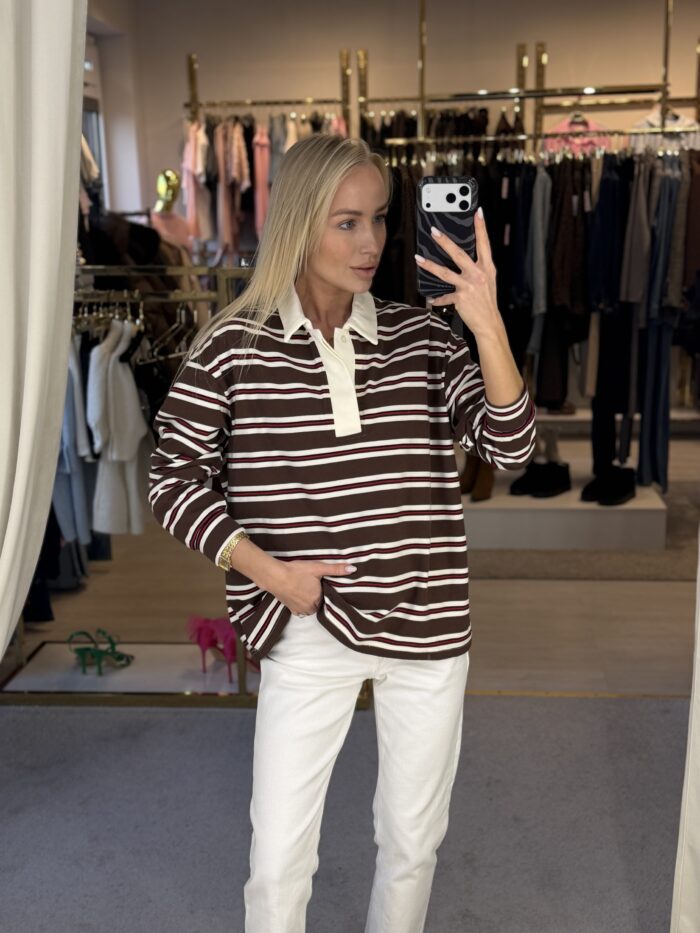 Dryžuota polo palaidinė