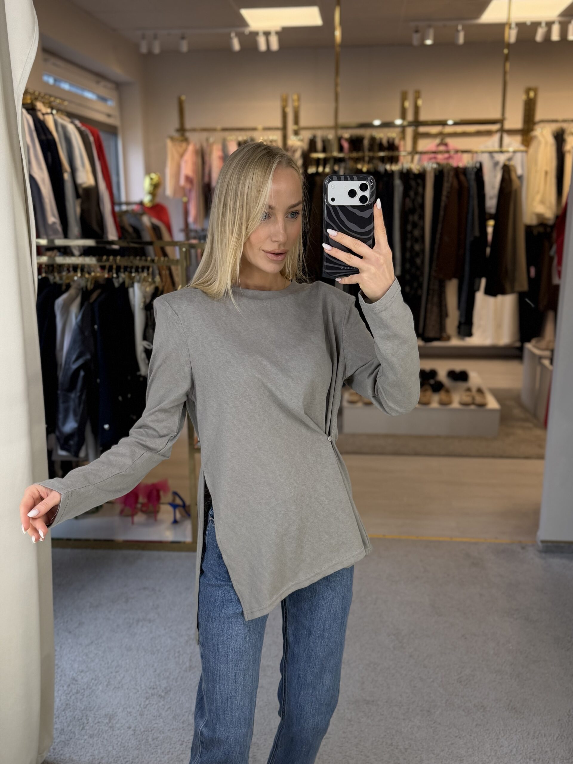 Marškinėliai asymmetrical cut