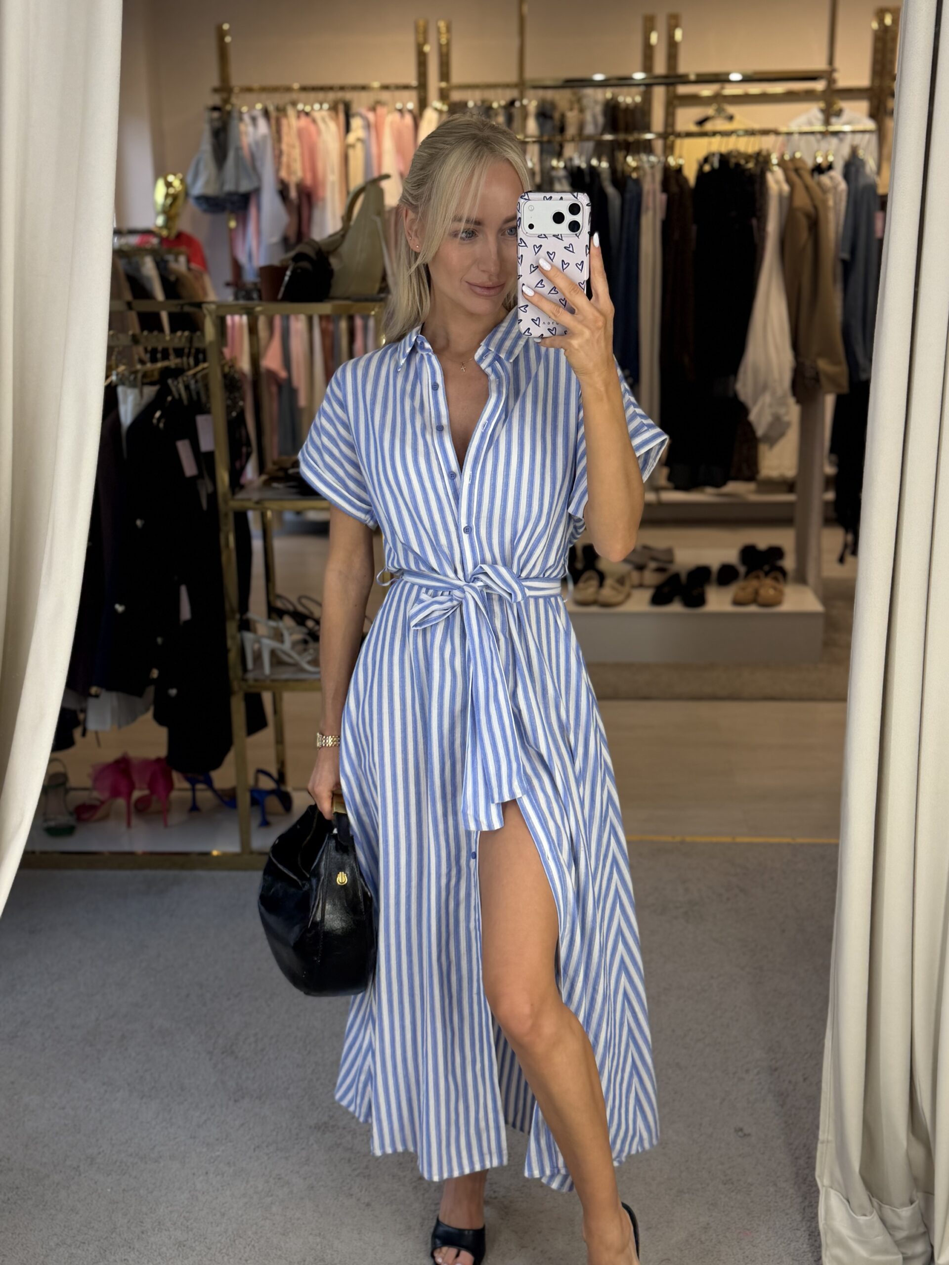 Ilga suknelė STRIPES