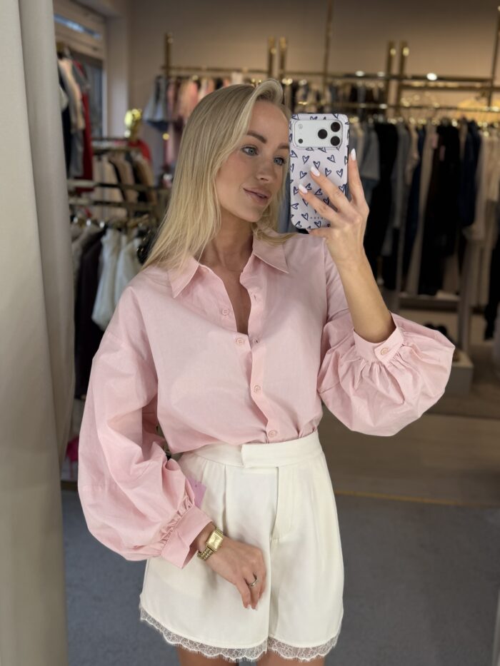 Marškiniai puff sleeves
