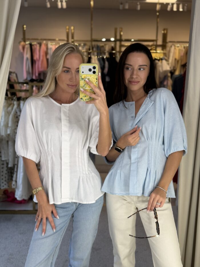 Palaidinė su linu PEPLUM
