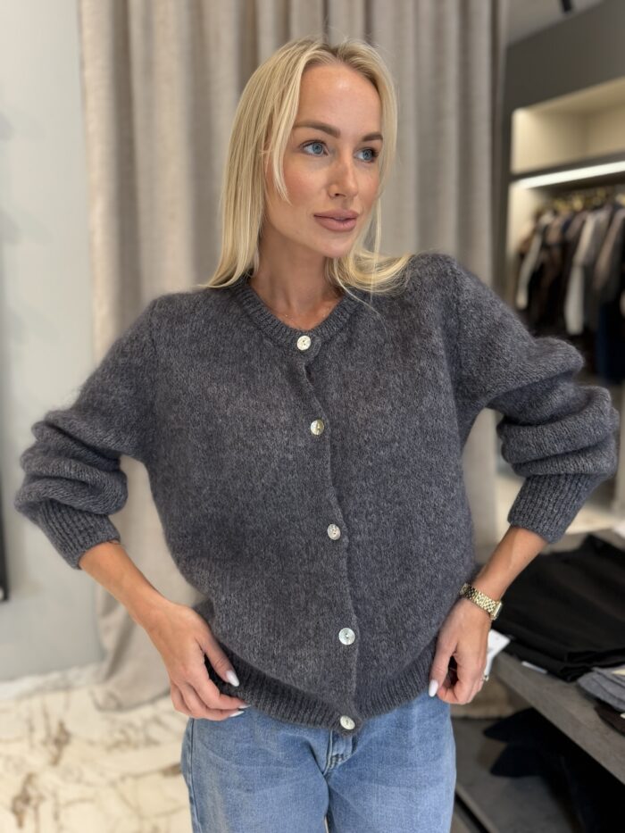 Megztinis GRAY MOHAIR