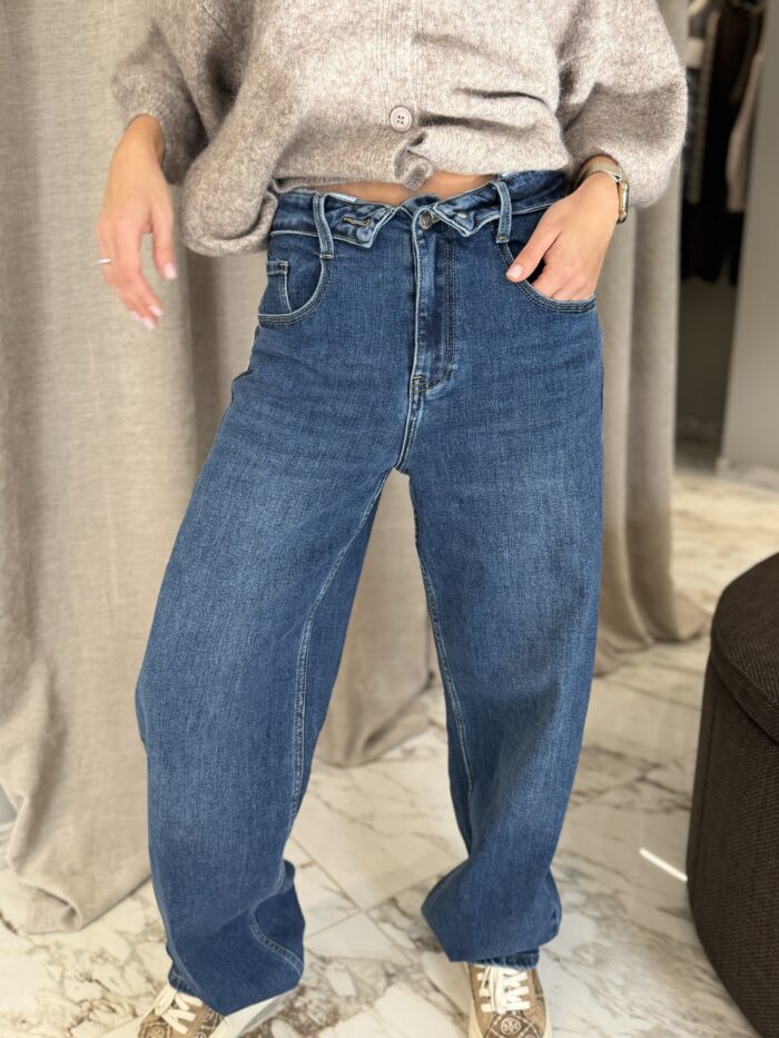 Džinsai PLEATED WAIST
